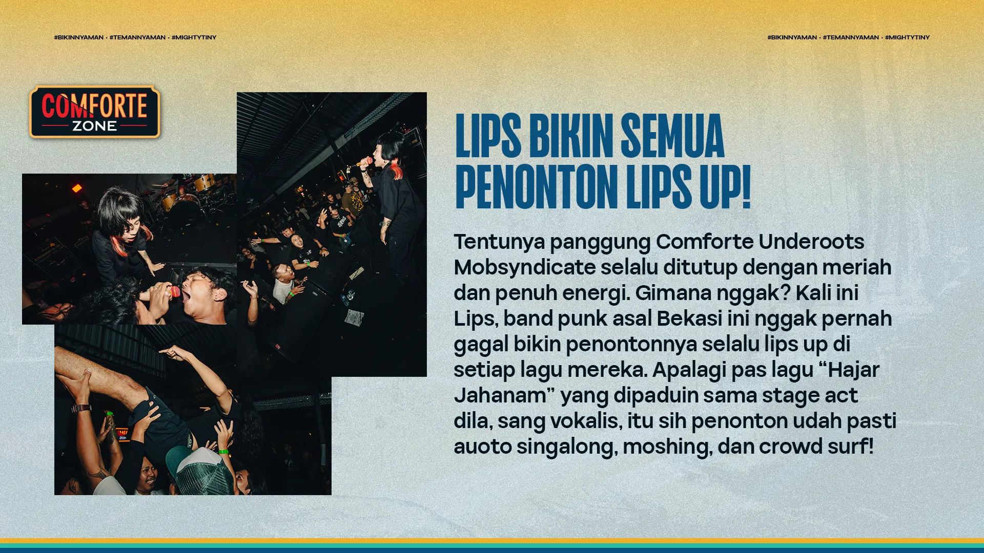 LIPS BIKIN SEMUA PENONTON LIPS UP!