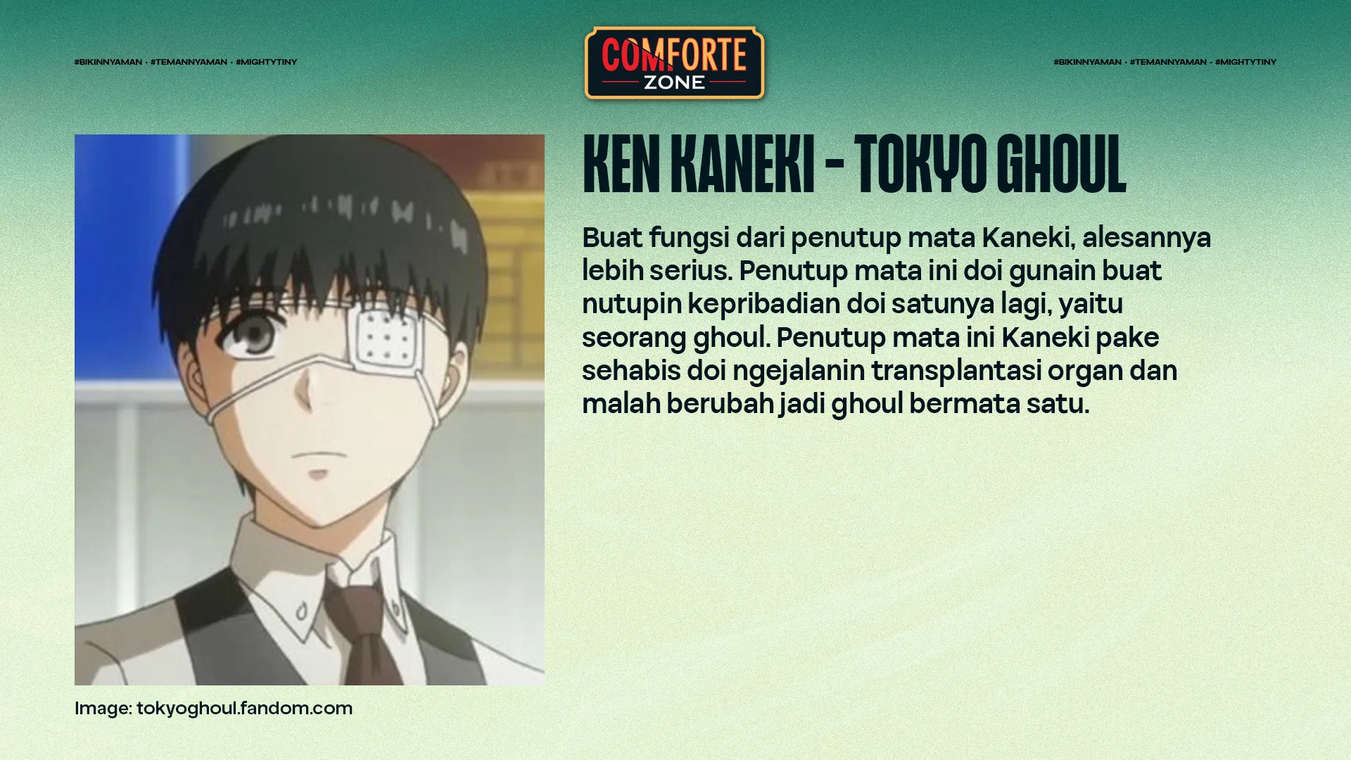 KEN KANEKI - TOKYO GHOUL