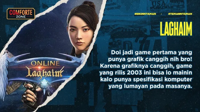 Doi jadi game pertama yang punya grafik canggih nih bro! Karena grafiknya canggih, game yang rilis 2003 ini bisa lo mainin kalo punya spesifikasi komputer yang lumayan pada masanya.