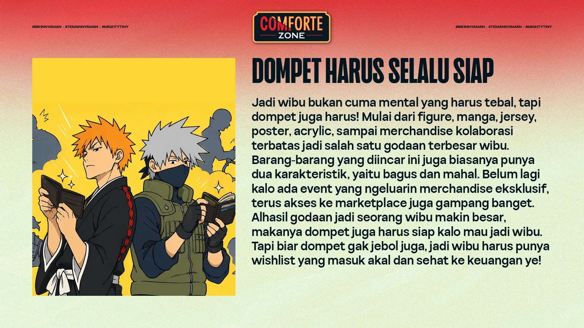 DOMPET HARUS SELALU SIAP