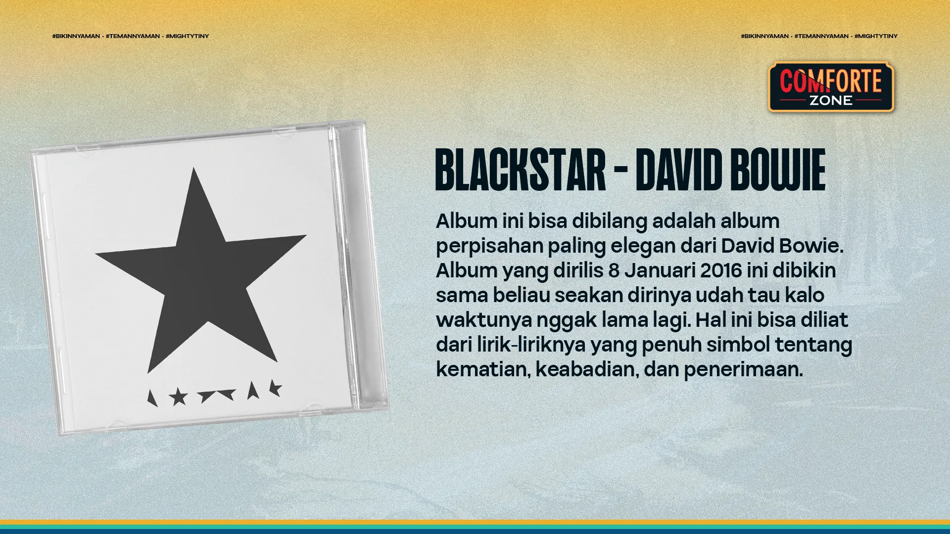 BLACKSTAR - DAVID BOWIE