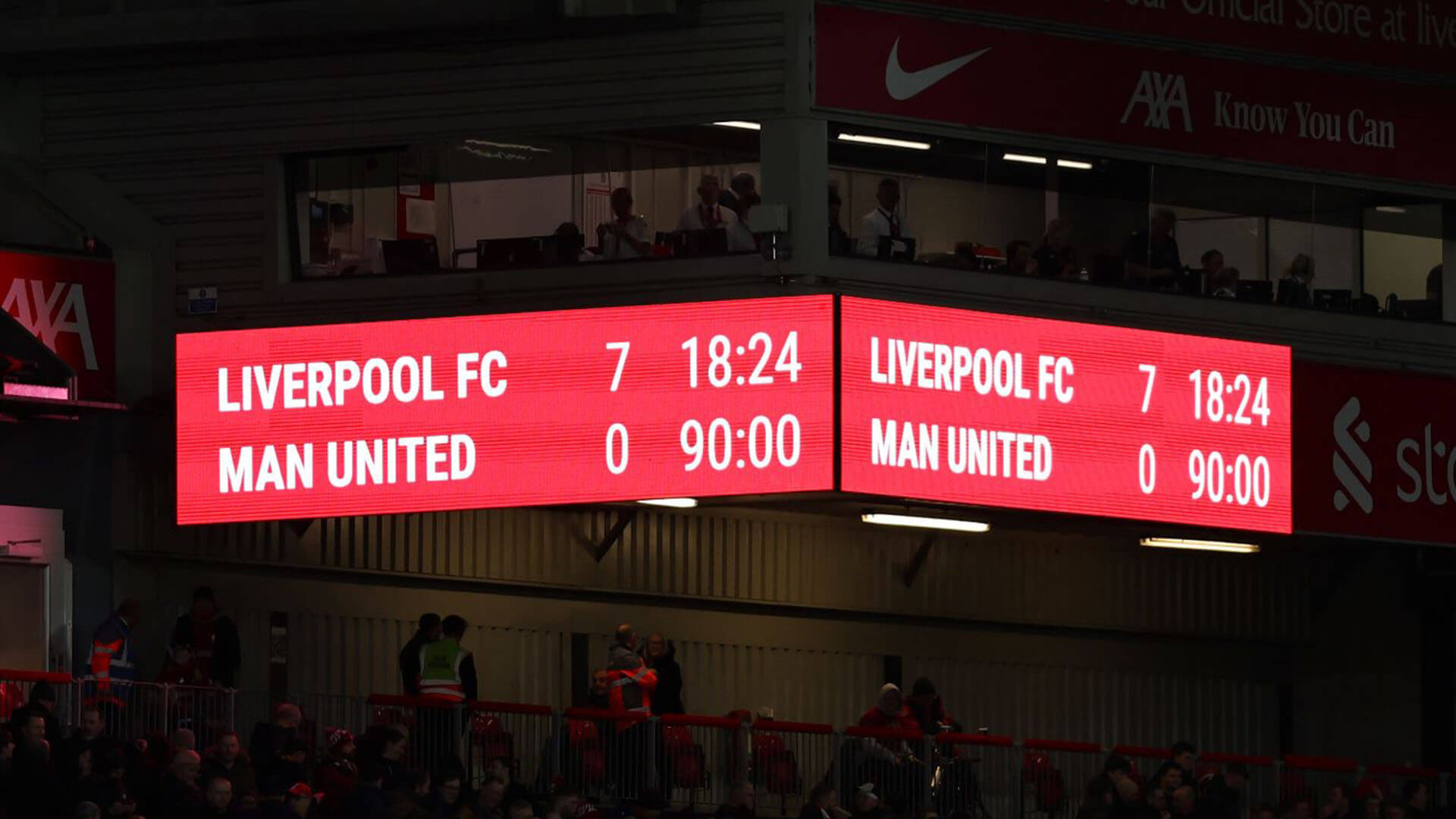 7 Fakta Unik Setelah Liverpool Bungkam MU 7-0