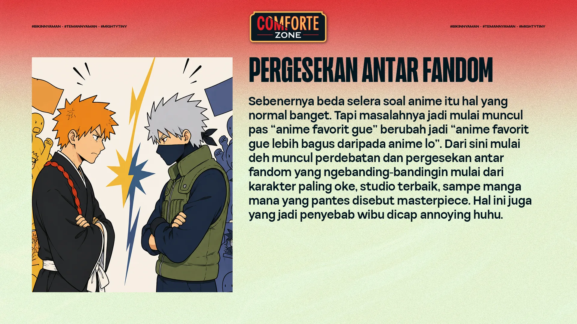 PERGESEKAN ANTAR FANDOM