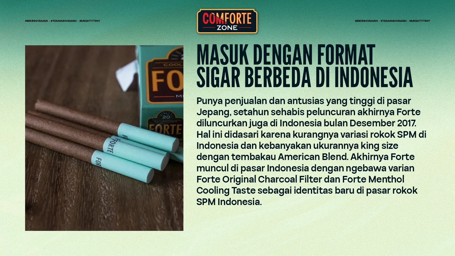 MASUK DENGAN FORMAT SIGAR BERBEDA DI INDONESIA