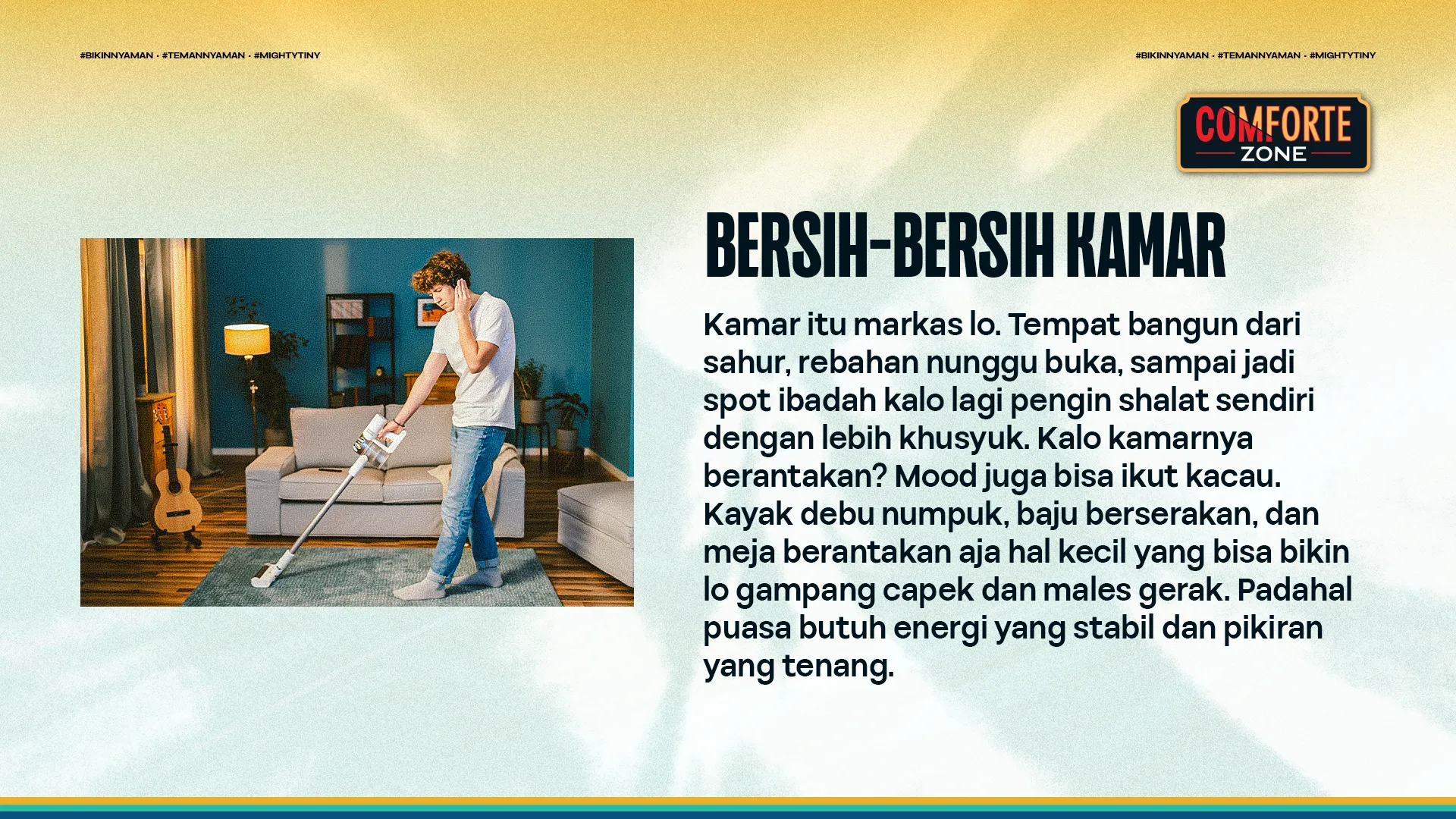 BERSIH-BERSIH KAMAR