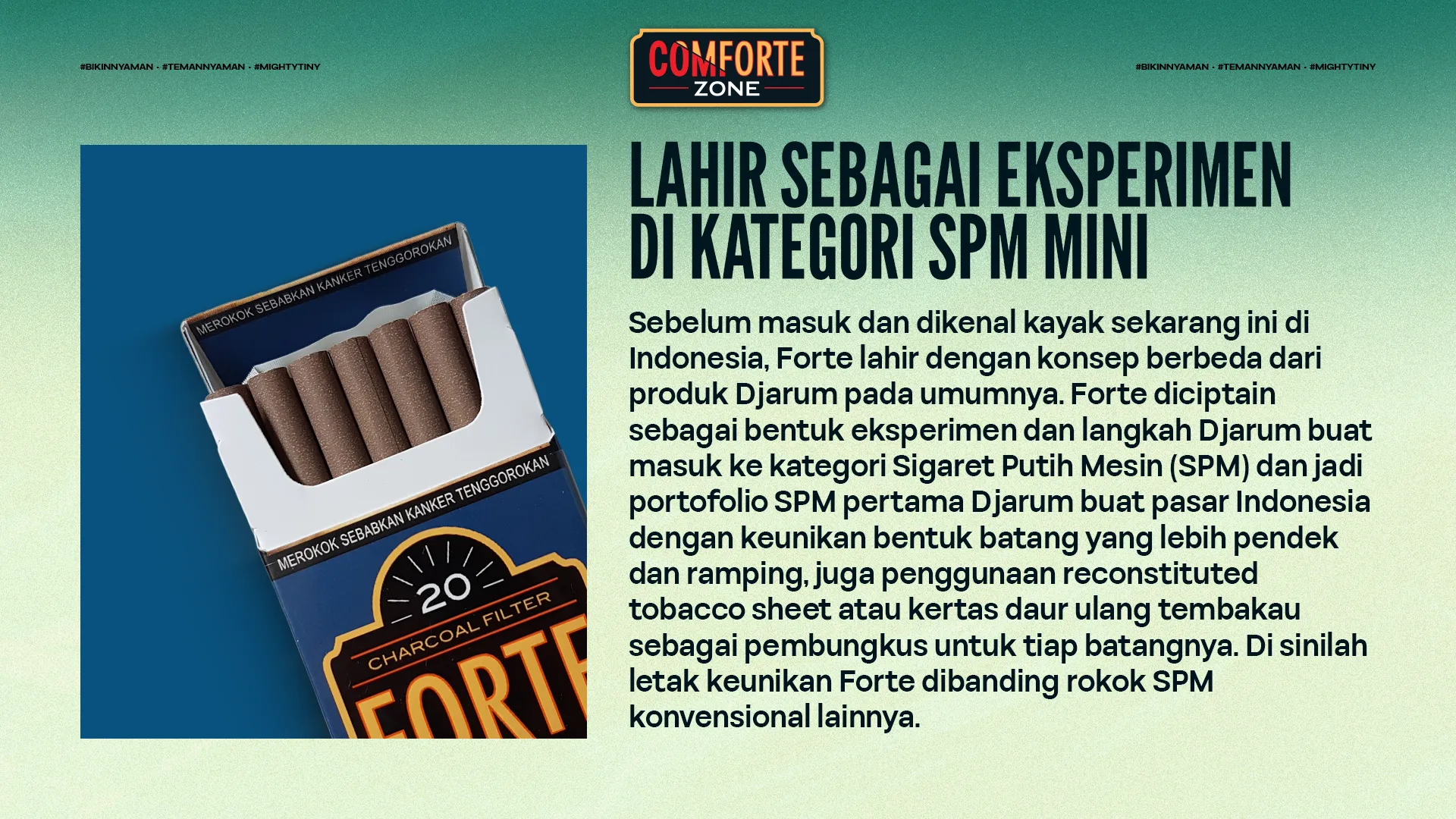 LAHIR SEBAGAI EKSPERIMEN DI KATEGORI SPM MINI