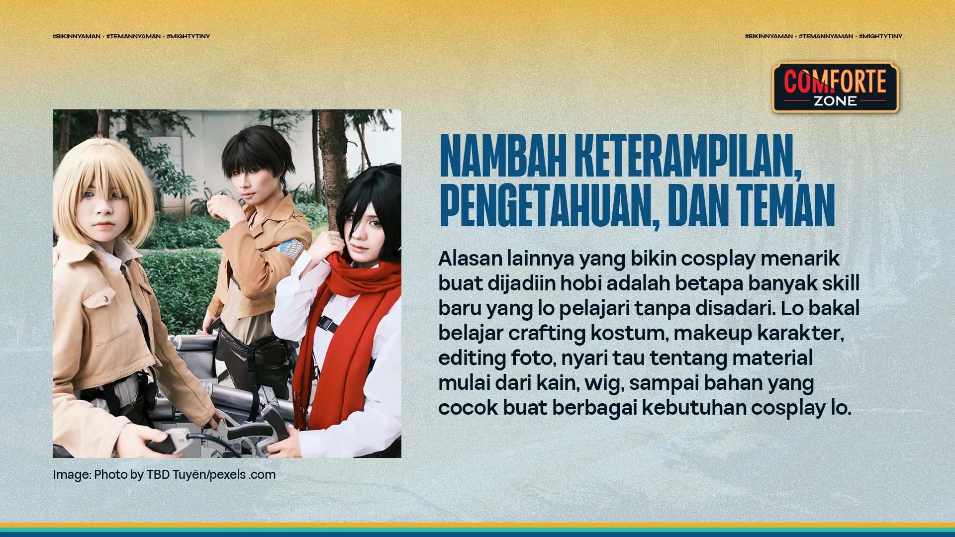 NAMBAH KETERAMPILAN, PENGETAHUAN, DAN TEMAN