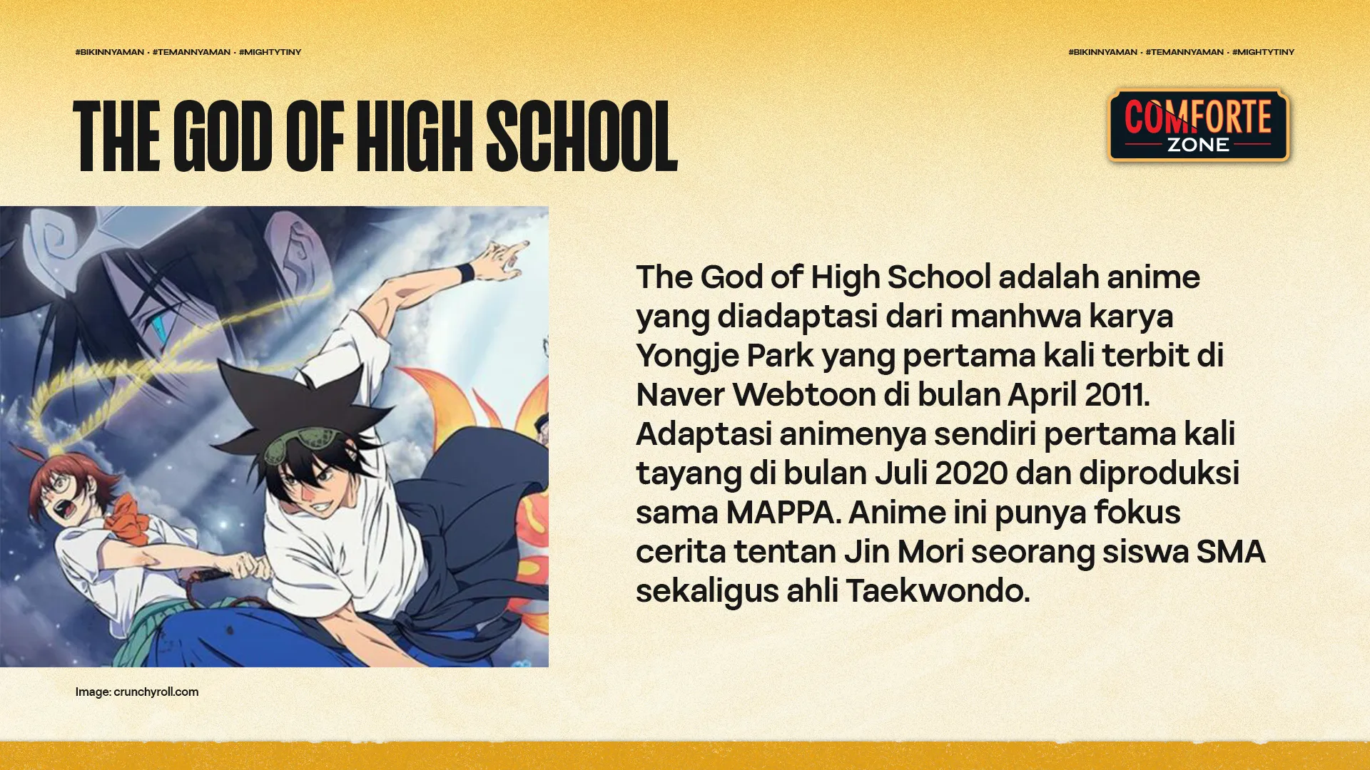 THE GOD OF HIGH SCHOOL