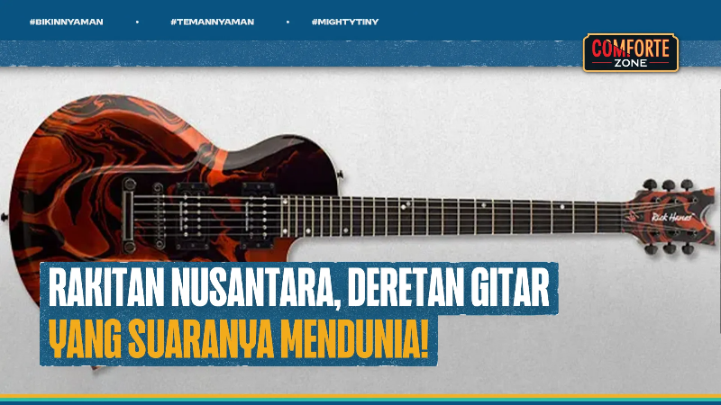 Image Rakitan Nusantara, Deretan Gitar Yang Suaranya Mendunia!