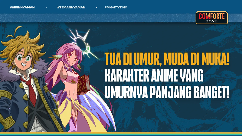 Image Tua Di Umur, Muda Di Muka! Karakter Anime Yang Umurnya Panjang Banget!