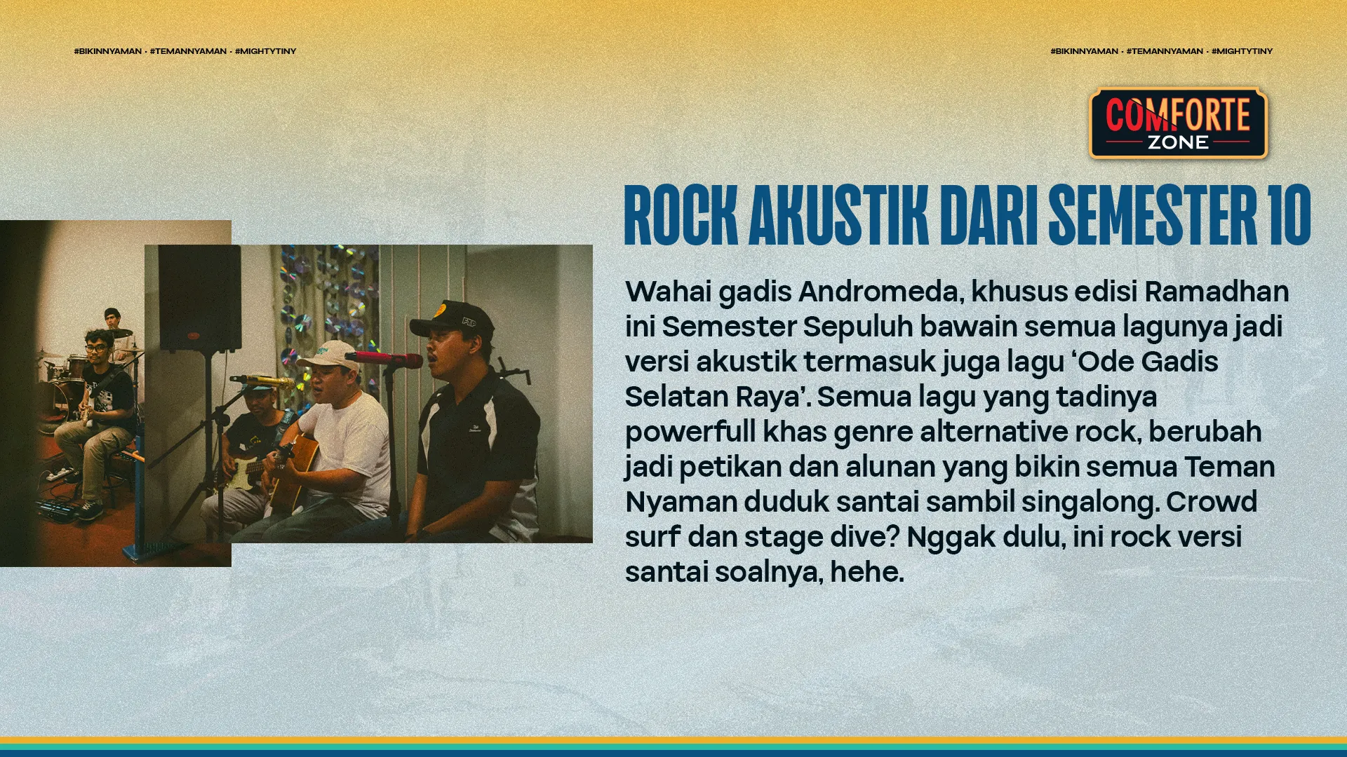 ROCK AKUSTIK DARI SEMESTER 10