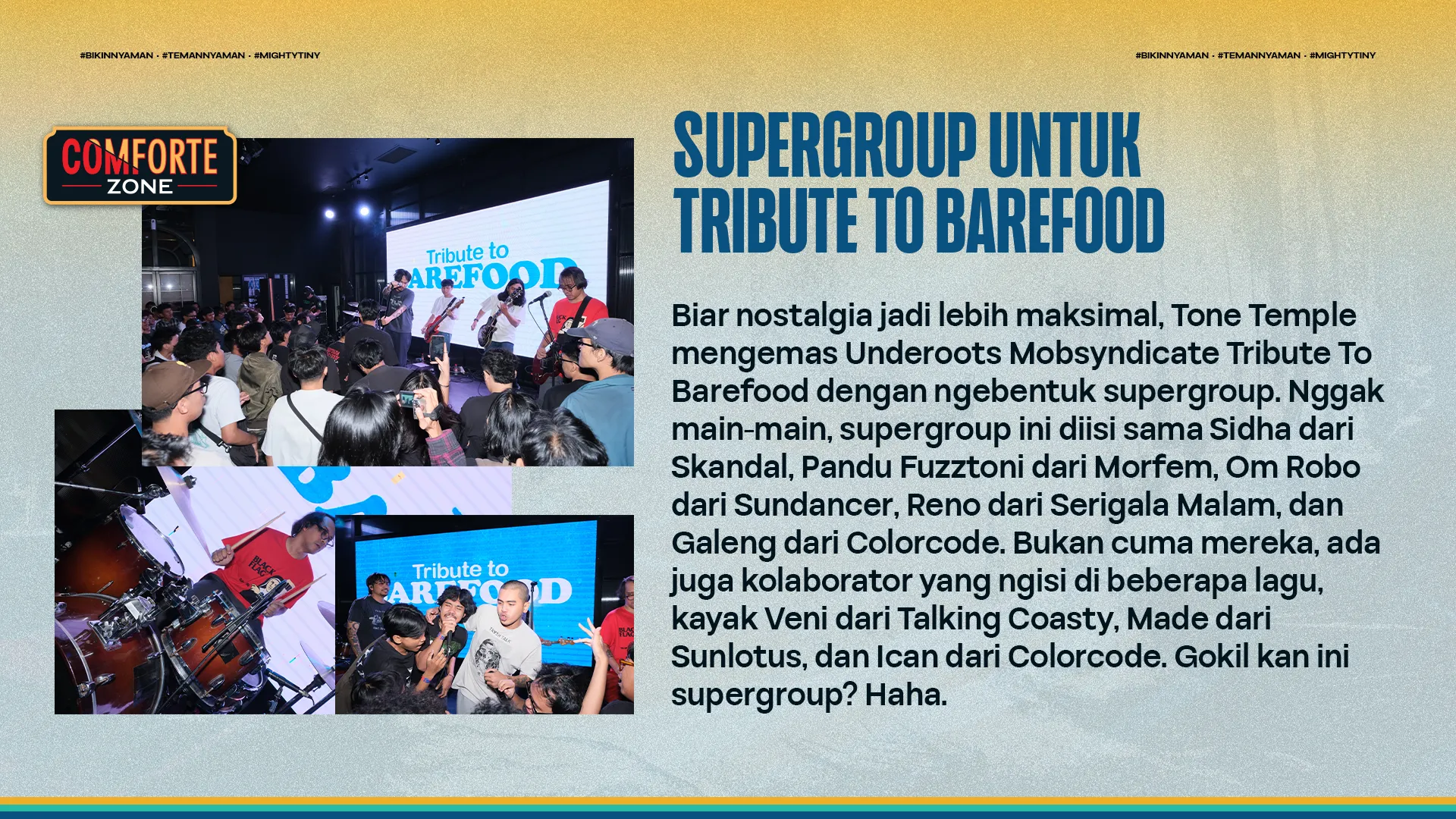 SUPERGROUP UNTUK TRIBUTE TO BAREFOOD
