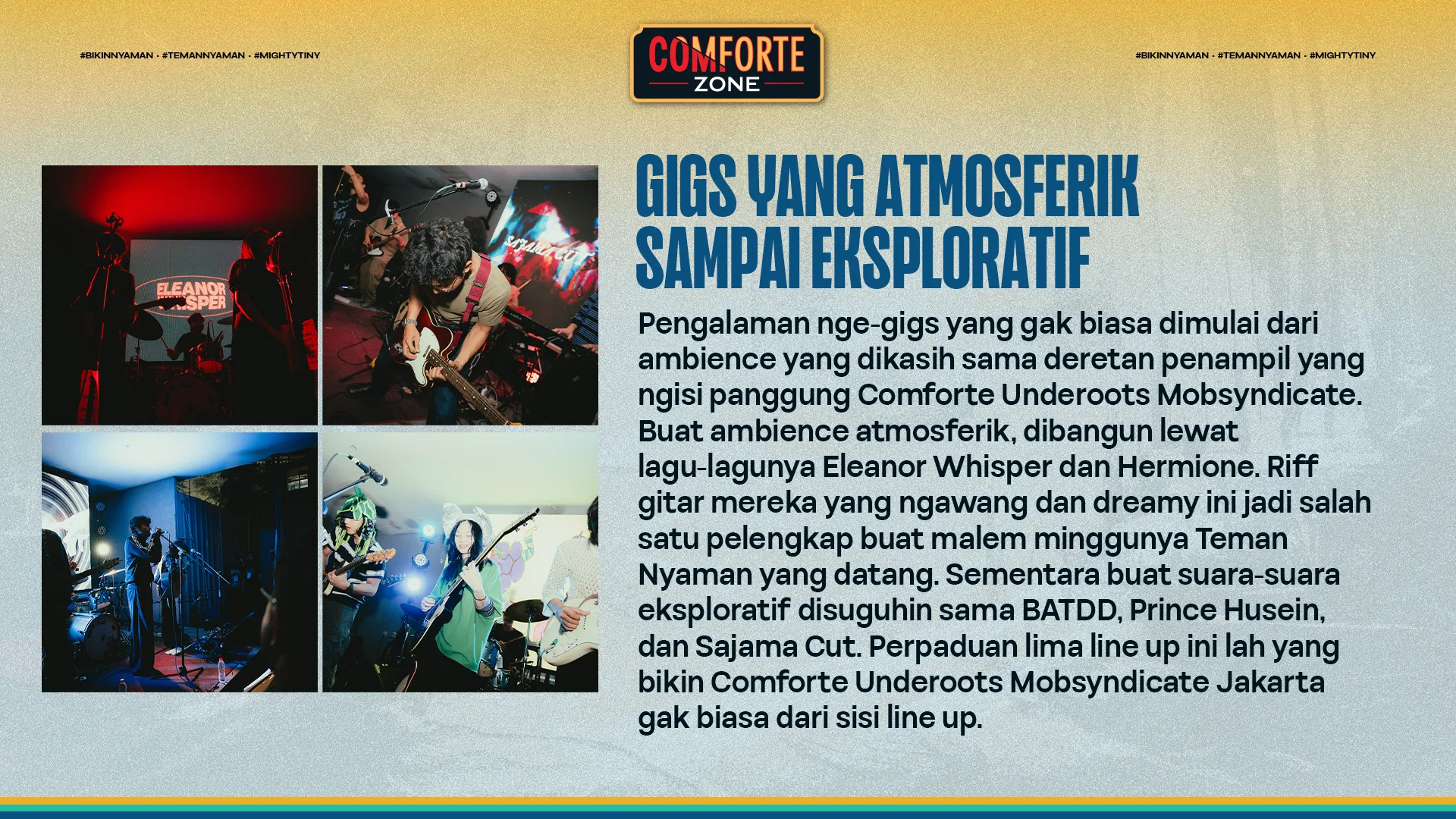 GIGS YANG ATMOSFERIK SAMPAI EKSPLORATIF