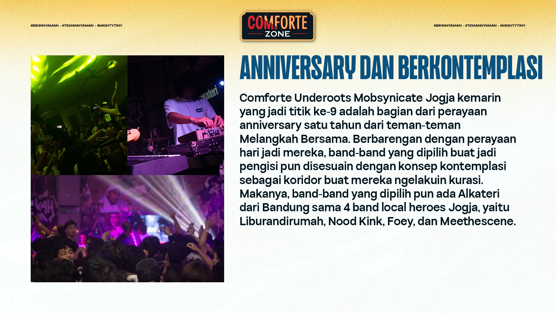 ANNIVERSARY DAN BERKONTEMPLASI