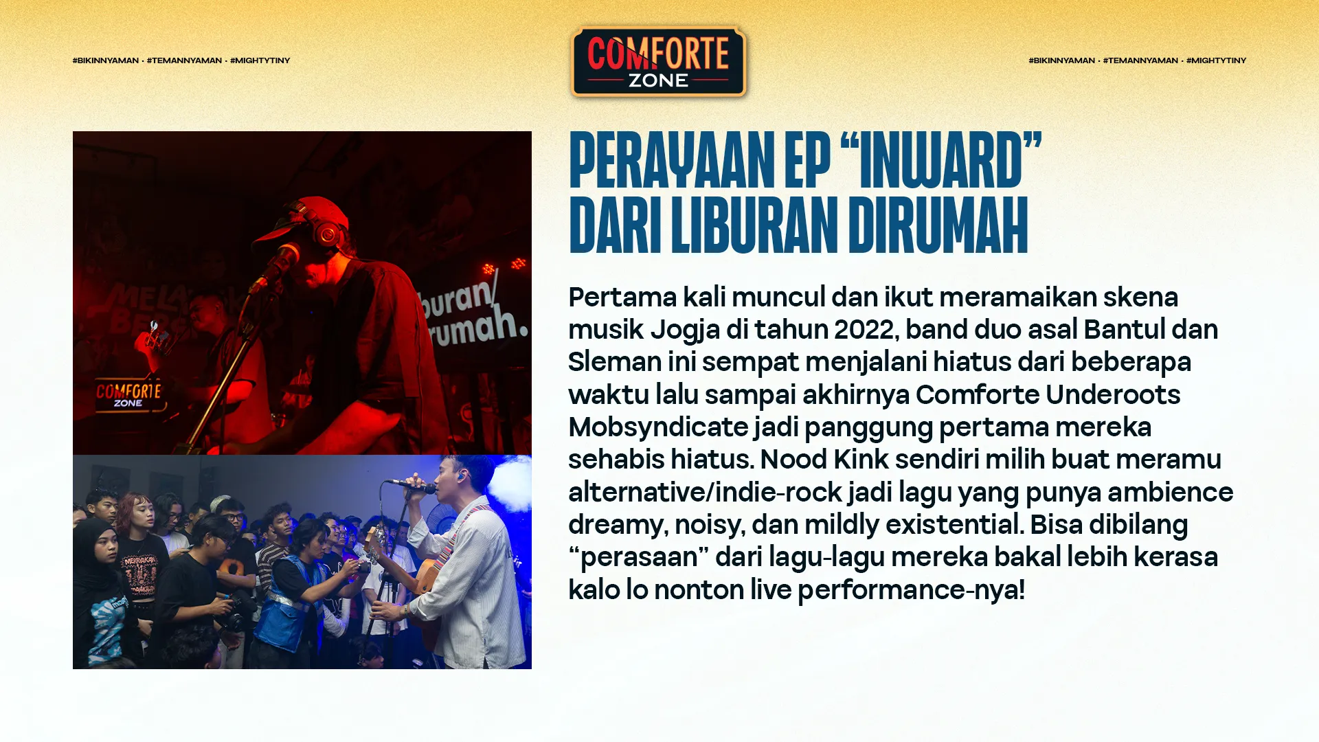 PERAYAAN EP “INWARD” DARI LIBURAN DIRUMAH